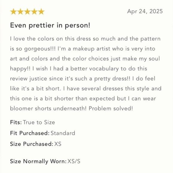 NWT Size S - Anthropologie 100% Cotton Floral Mini Dress (Adjustable armpit tie) - Picture 9 of 14